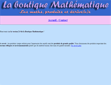 Tablet Screenshot of humour-mathematiques.com